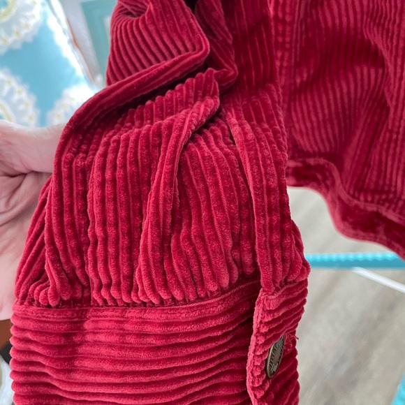 J. Jill Rich Red Corduroy Fabric - Picture 4 of 9